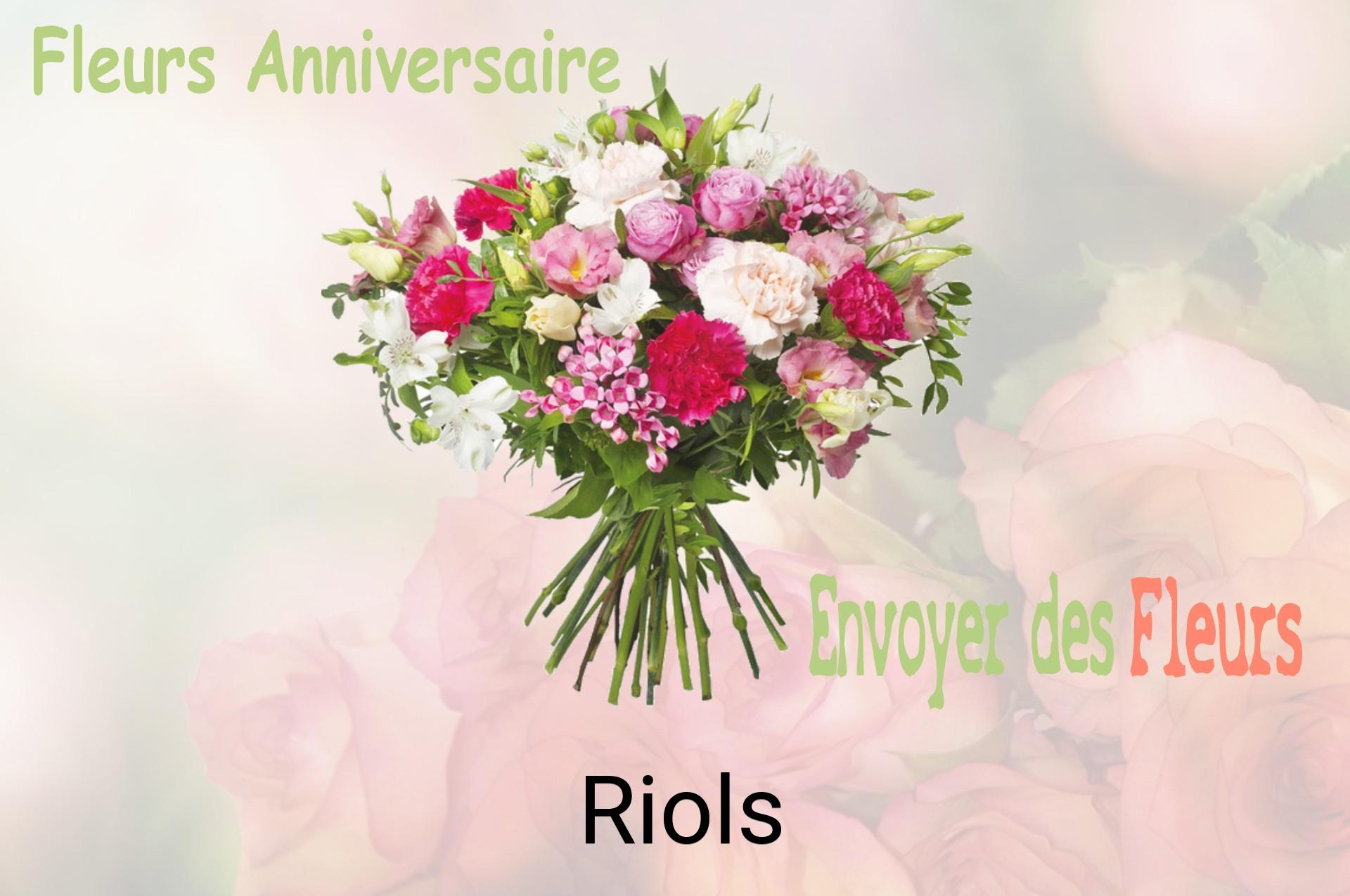 Bouquet de fleurs d’anniversaire livré à Riols